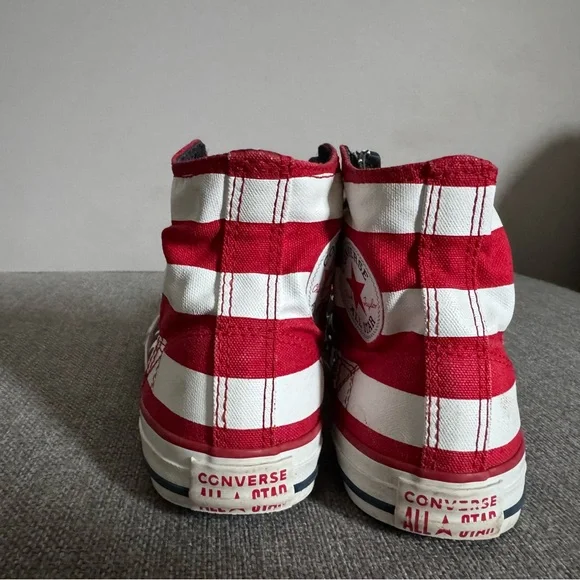 Converse Kids' Star-Spangled High-Tops - Navy, Red, and White - Picture 5 of 5